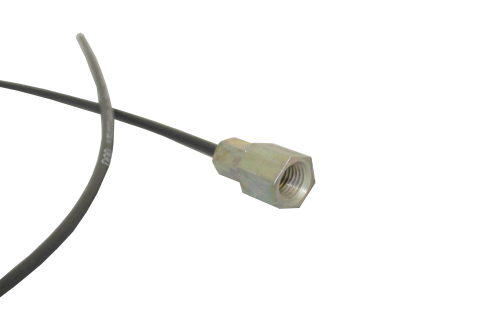 412-1703069 Трубка ПВХ ф4 L=750 Г=М10+К14/без наконечника, черная КАМАЗ рукоятки переключения КПП ГК Ростар